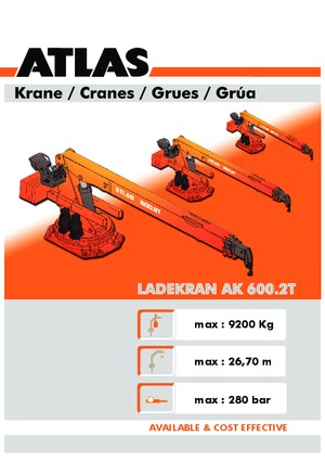 Hidraulikus rakodódaruk Atlas AK 600.2 T A27
