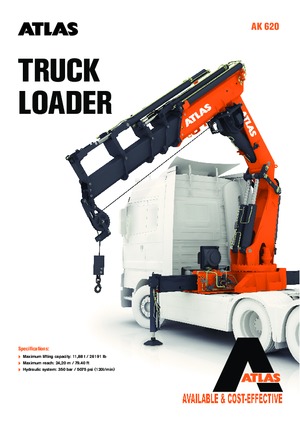 Hidraulikus rakodódaruk Atlas AK 620.3E A5 