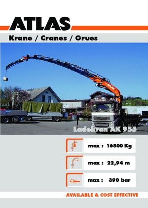 Hidraulikus rakodódaruk Atlas AK 955 A4