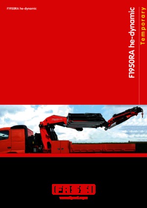 Hidraulikus rakodódaruk Fassi F 1950 RAL 2.28 he-dynamic