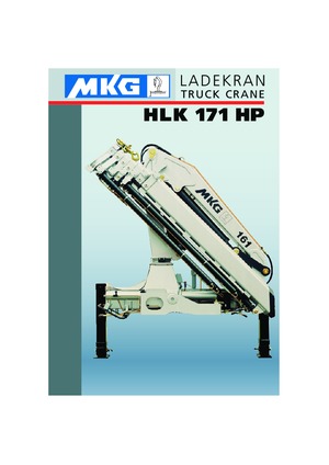 Hidraulikus rakodódaruk MKG HLK 171 HP a3