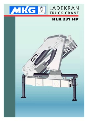 Hidraulikus rakodódaruk MKG HLK 231 HP a5