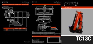 Hidraulikus rakodódaruk Atlas TC 13 C SF2
