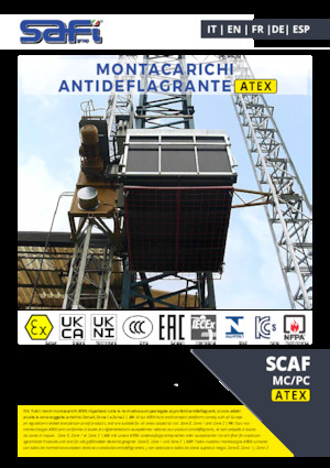 Ipari csörlők Safi SCAF MC/PC ATEX