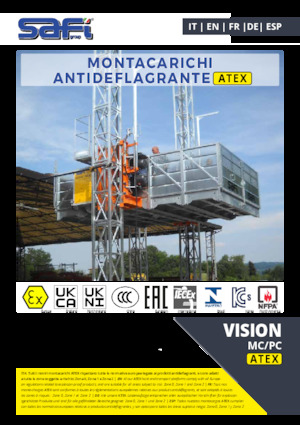 Ipari csörlők Safi VISION MC/PC 5000 ATEX