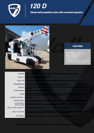 Ipari mobildaruk Valla 120 D 