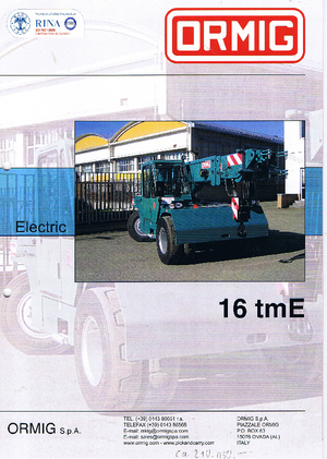 Ipari mobildaruk ORMIG 16 tmE