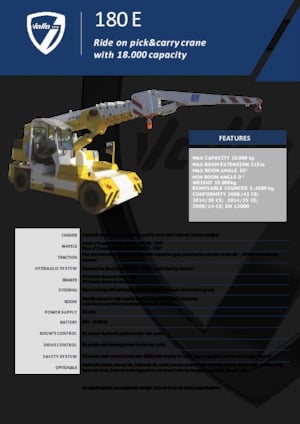 Ipari mobildaruk Valla 180 E 