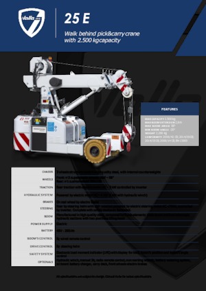 Ipari mobildaruk Valla 25 E 