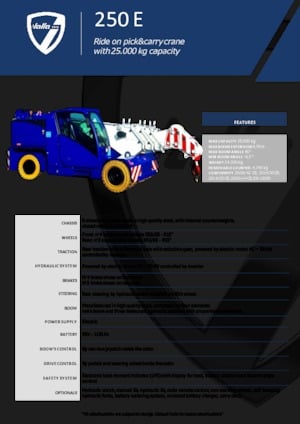 Ipari mobildaruk Valla 250 E 