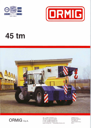 Ipari mobildaruk ORMIG 45 tm