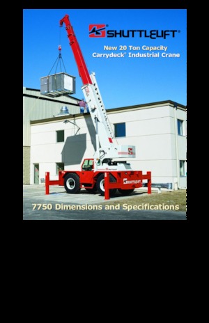 Ipari mobildaruk Shuttlelift 7750 RT
