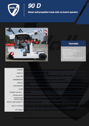Ipari mobildaruk Valla 90 D 
