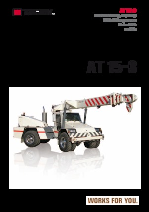 Ipari mobildaruk Franna AT 15-3