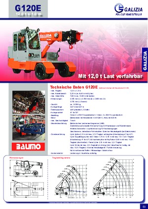 Ipari mobildaruk Galizia G 120