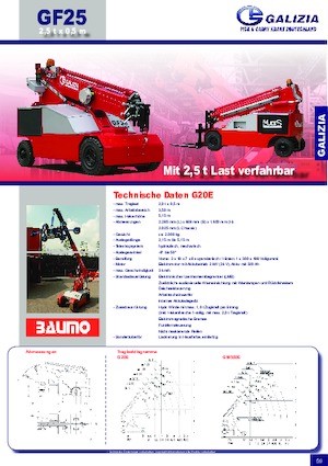 Ipari mobildaruk Galizia G 20 E