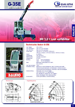 Ipari mobildaruk Galizia G 35 E