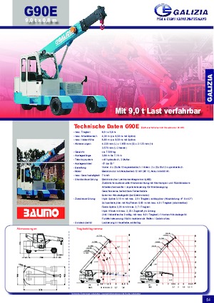 Ipari mobildaruk Galizia G 90