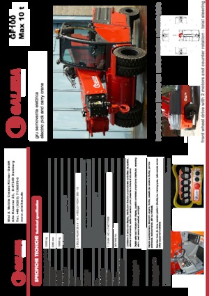 Ipari mobildaruk Galizia GF 100