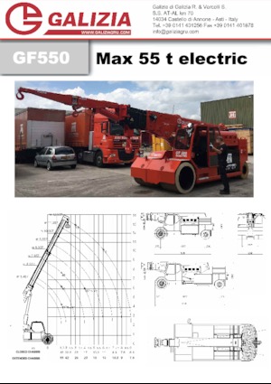 Ipari mobildaruk Galizia GF 550