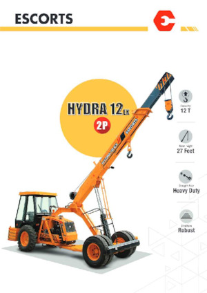 Ipari mobildaruk Escorts Hydra 12 EX