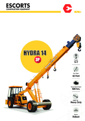Ipari mobildaruk Escorts Hydra 14 3P