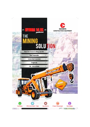 Ipari mobildaruk Escorts Hydra 14 EX Plus