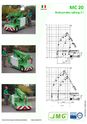Ipari mobildaruk JMG MC 20