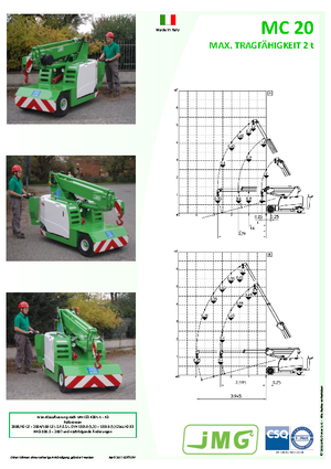 Ipari mobildaruk JMG MC 20