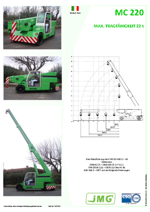 Ipari mobildaruk JMG MC 220