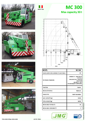 Ipari mobildaruk JMG MC 300