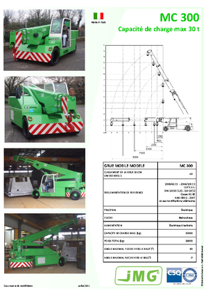 Ipari mobildaruk JMG MC 300