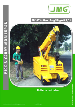 Ipari mobildaruk JMG MC 40 S