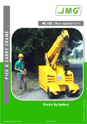 Ipari mobildaruk JMG MC 40 S