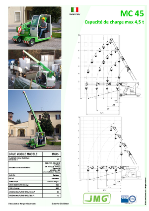 Ipari mobildaruk JMG MC 45