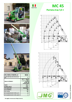 Ipari mobildaruk JMG MC 45