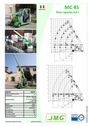 Ipari mobildaruk JMG MC 45