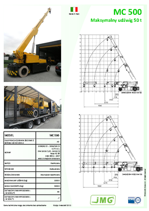 Ipari mobildaruk JMG MC 500