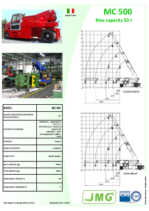 Ipari mobildaruk JMG MC 500