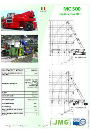 Ipari mobildaruk JMG MC 500