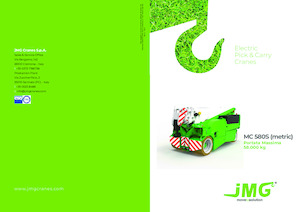 Ipari mobildaruk JMG MC 580S
