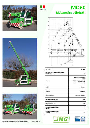 Ipari mobildaruk JMG MC 60