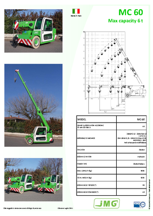 Ipari mobildaruk JMG MC 60