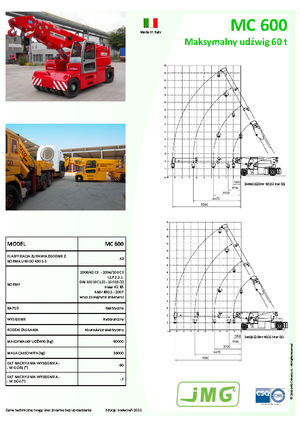 Ipari mobildaruk JMG MC 600