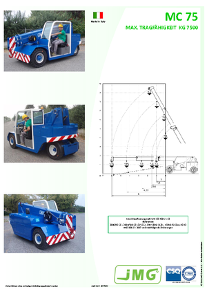 Ipari mobildaruk JMG MC 75