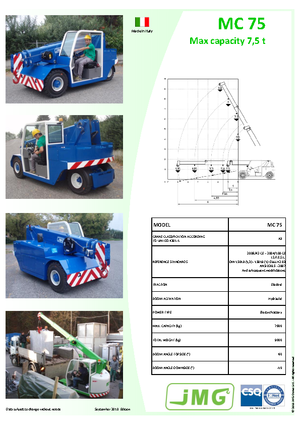 Ipari mobildaruk JMG MC 75