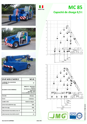 Ipari mobildaruk JMG MC 85