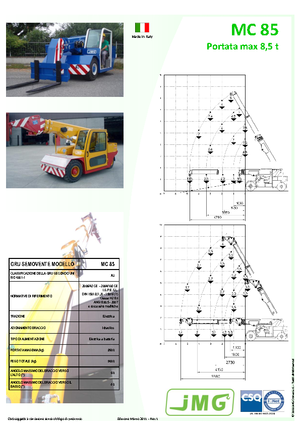 Ipari mobildaruk JMG MC 85