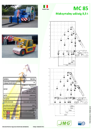 Ipari mobildaruk JMG MC 85