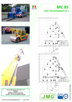 Ipari mobildaruk JMG MC 85